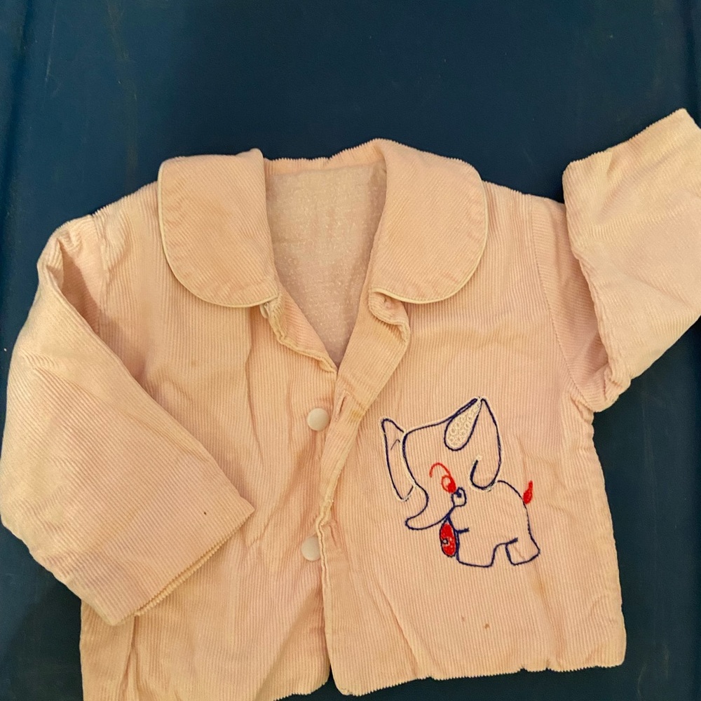Vintage baby girl coat